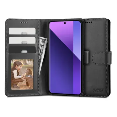 Tech-Protect Wallet könyv tok Xiaomi Redmi Note 13 Pro Plus 5G, fekete