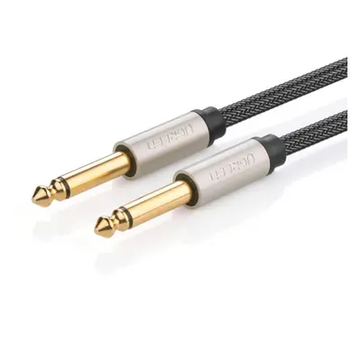 Ugreen AV128 audio kábel 6.35mm jack 5m, fekete