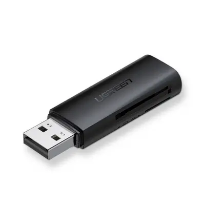 Ugreen CM264 USB kártyaolvasó TF/SD, fekete (60722)