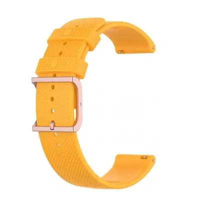 BStrap Silicone Rain szíj Huawei Watch 3 / 3 Pro, yellow (SSG014C1612)