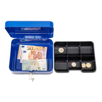 MG Money Box trezor kulcsokra 15x12cm, kék