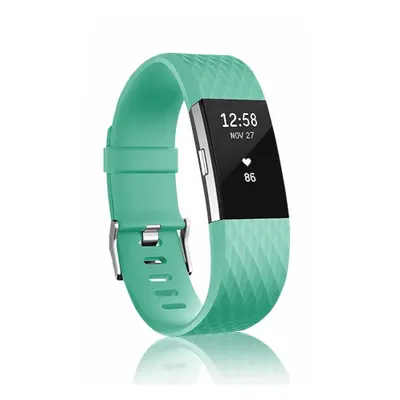 BStrap Silicone Diamond (Large) szíj Fitbit Charge 2, teal (SFI002C14)