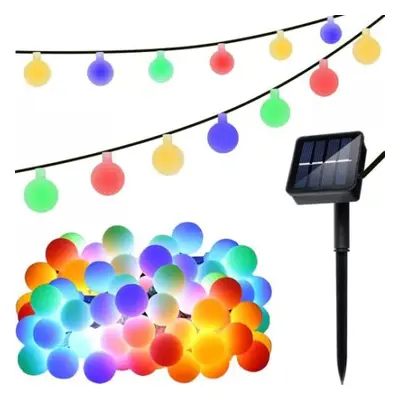 MG Garland RGB napelemes lánc 50 LED 7m