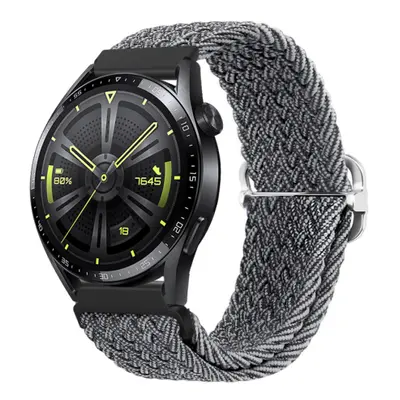 BStrap Braid Nylon szíj Huawei Watch 3 / 3 Pro, gray black (SSG035C0410)