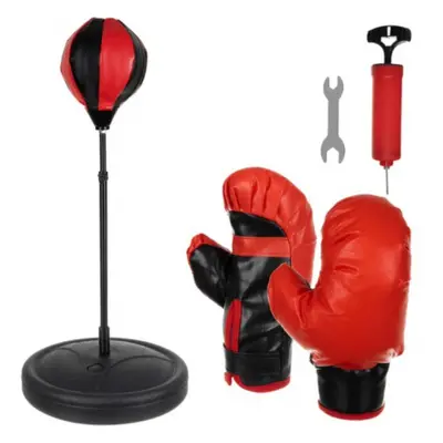 MG Punching Ball gyerek box zsák és box kesztyű, piros