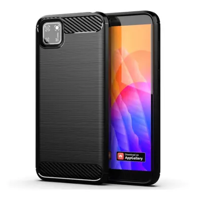 MG Carbon Case Flexible szilikon tok Huawei Y5p, fekete