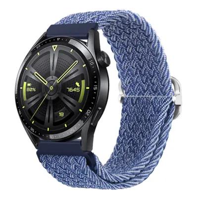 BStrap Braid Nylon szíj Huawei Watch 3 / 3 Pro, blue white (SSG035C0110)