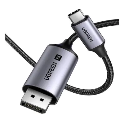 Ugreen CM556 kábel USB-C / DisplayPort 8K 2m, szürke