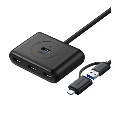 Ugreen CR113 HUB adapter 4x USB / USB-C 1m, fekete (CR113 40850)