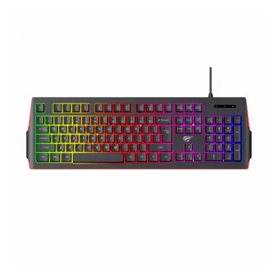 Havit Gamenote KB866L RGB gamer billentyűzet, fekete (KB866L)