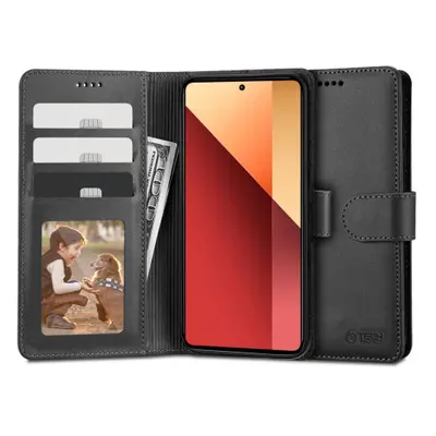 Tech-Protect Wallet könyv tok Xiaomi Redmi Note 13 Pro 4G / Poco M6 Pro 4G, fekete