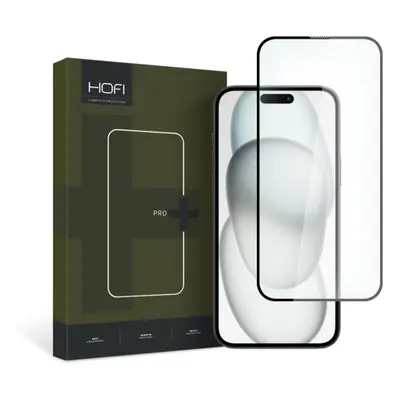 HOFI Glass Pro Full Screen üvegfólia iPhone 15, fekete