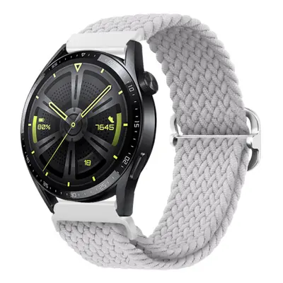 BStrap Elastic Nylon szíj Huawei Watch GT 42mm, pearl white (SSG025C1402)