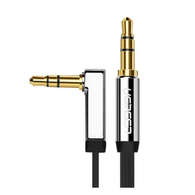 Ugreen Flat audio kábel 3.5mm mini jack 2m, ezüst