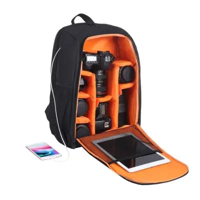 PULUZ Camera Bag hátizsák fényképezőgépre és tartozékokra, fekete (PU5011B)