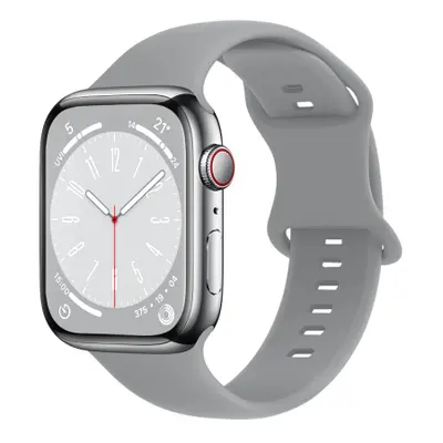 BStrap Smooth Silicone szíj Apple Watch 42/44/45mm, gray (SAP014C17)