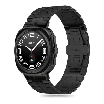 Tech-Protect Stainless Line szíj Samsung Galaxy Watch Ultra 47mm, black