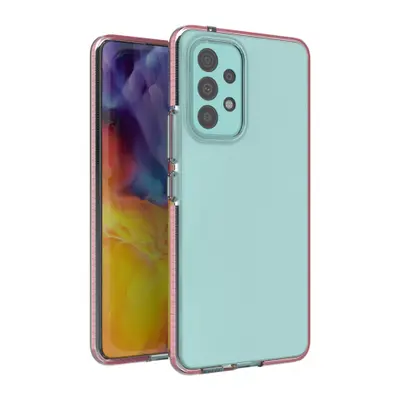 MG Spring Case szilikon tok Samsung Galaxy A73, világos rózsaszín