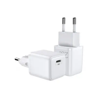 Joyroom Mini Fast Charger hálózati töltő adapter USB-C 25W 3A, fehér (L-P251)