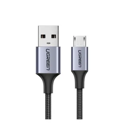 Ugreen kábel USB / Micro USB 2.4A 2m, szürke (60148)