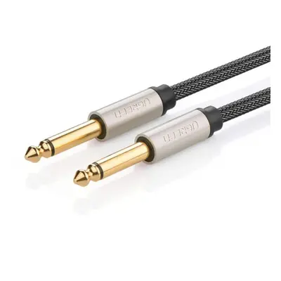 Ugreen AV128 audio kábel 6.35mm jack 1m, szürke