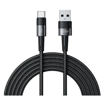 Tech-Protect Ultraboost kábel USB / USB-C 66W 6A 3m, fekete