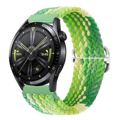 BStrap Elastic Nylon szíj Huawei Watch GT2 Pro, lime (SSG025C1006)