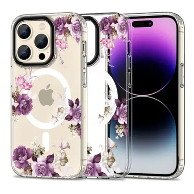 Tech-Protect Magmood MagSafe tok iPhone 15 Pro Max, spring floral