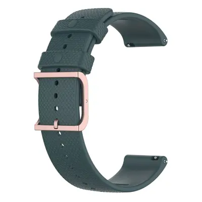 BStrap Silicone Rain szíj Garmin Vivoactive 5, dark green