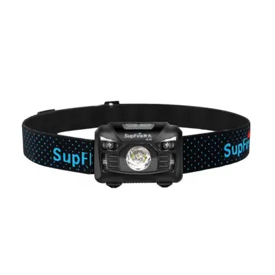 Superfire HL06 LED fejlámpa 240lm, fekete (HL06)