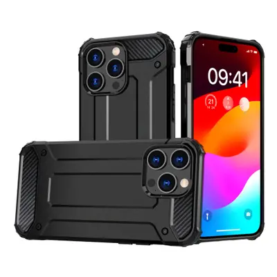 MG Hybrid Armor tok iPhone 15 Pro, fekete