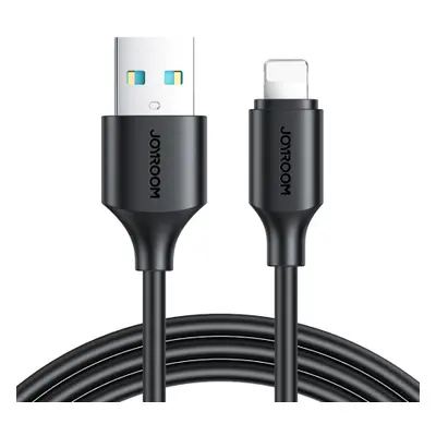 Joyroom Fast Charging kábel USB / Lightning 2.4A 2m, fekete (S-UL012A9)