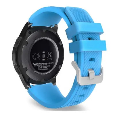 BStrap Silicone Sport szíj Huawei Watch 3 / 3 Pro, light blue (SSG006C1111)