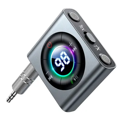 Joyroom JR-CB2 Bluetooth Transmitter 3.5mm mini jack, szürke (JR-CB2)