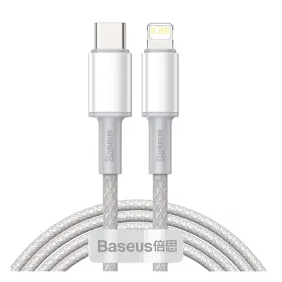 Baseus Data kábel USB-C / Lightning PD 20W 2m, fehér (CATLGD-A02)