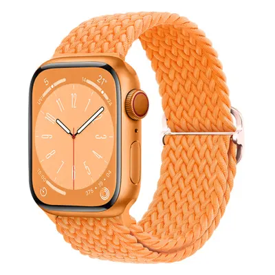 BStrap Elastic Nylon szíj Apple Watch 42/44/45mm, bright orange (SAP013C57)