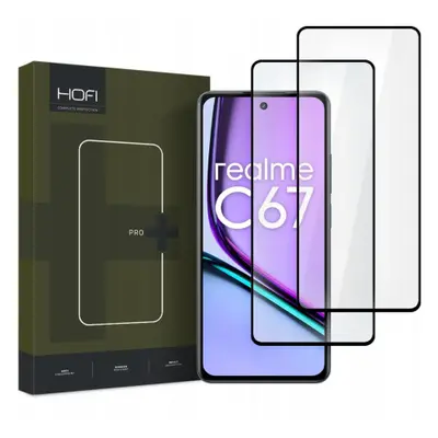 HOFI Glass Pro Full Screen 2x üvegfólia Realme C67 4G, fekete