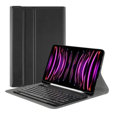 NEOGO Smart Cover Keyboard tok iPad Pro 12.9'' 2018-2022, fekete