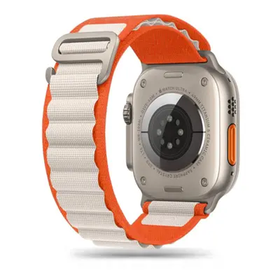 Tech-Protect Nylon szíj Apple Watch 42/44/45/49mm, orange / mousy