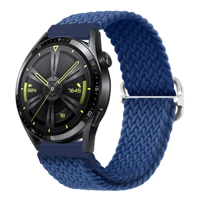 BStrap Elastic Nylon szíj Huawei Watch GT/GT2 46mm, cold blue (SSG025C0312)