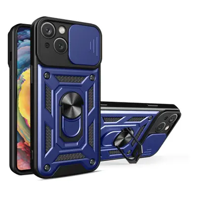 MG Hybrid Armor Camshield tok iPhone 15 Plus, kék