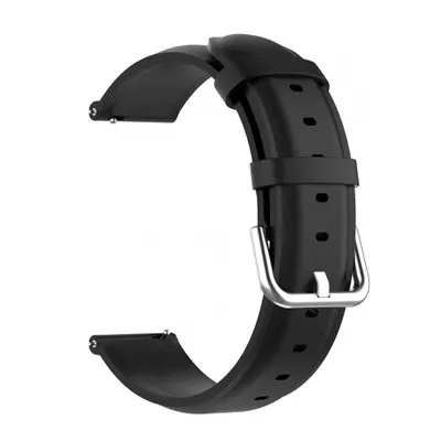 BStrap Leather Lux szíj Garmin Vivoactive 4, black (SSG015C0606)