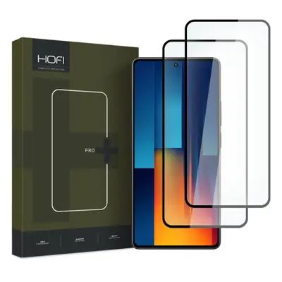 HOFI Glass Pro Full Screen 2x üvegfólia Xiaomi Poco M6 Pro 4G, fekete