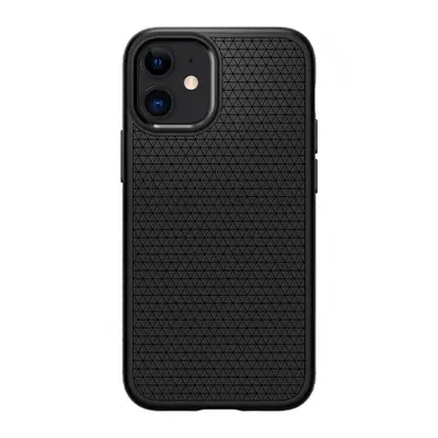 Spigen Liquid Air szilikon tok iPhone 12 mini, fekete (ACS01744)