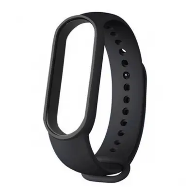 BStrap Silicone szíj Xiaomi Mi Band 5/6/7, black (SXI011C01)