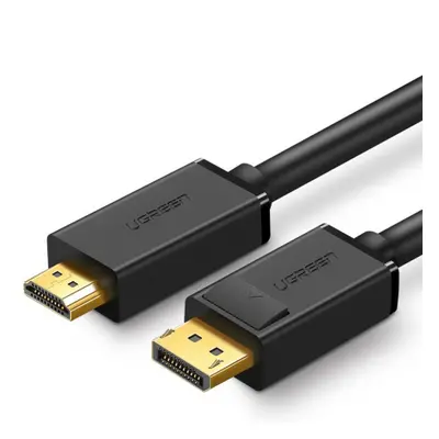 Ugreen Deluxe Computer kábel DisplayPort - HDMI 4K 3m, fekete (DP101 10203)