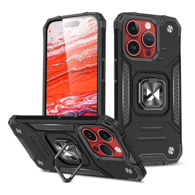 MG Ring Armor tok iPhone 15 Pro, fekete