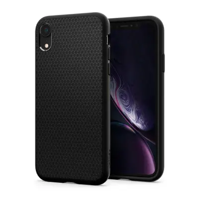 Spigen Liquid Air szilikon tok iPhone XR, fekete (064CS24872)