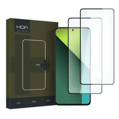 HOFI Glass Pro Full Screen 2x üvegfólia Xiaomi Redmi Note 13 5G / 13 Pro 4G 5G, fekete