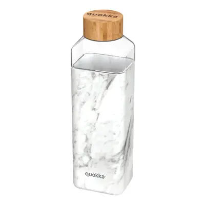 Quokka Storm Üvegpalack szilikon felülettel700 ml, marble